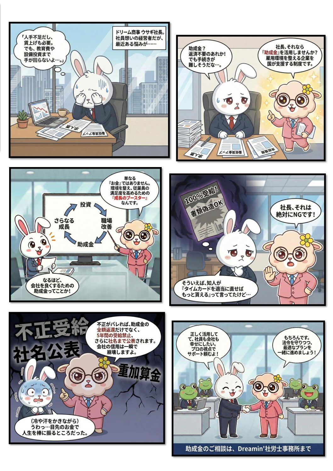 Dreamin’ 社労士事務所ホームページ