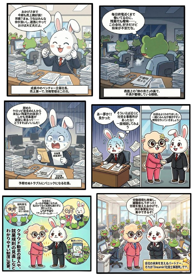 Dreamin’ 社労士事務所ホームページ