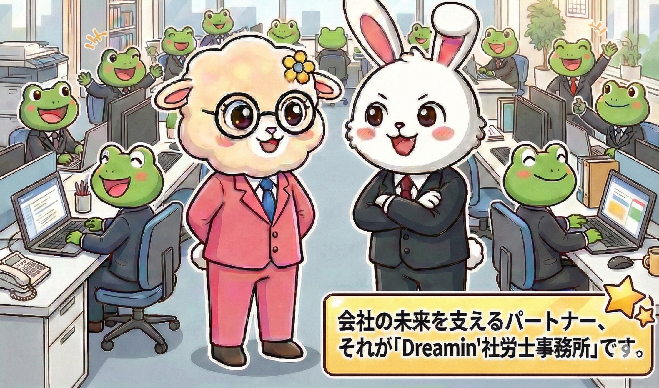 Dreamin’ 社労士事務所ホームページ